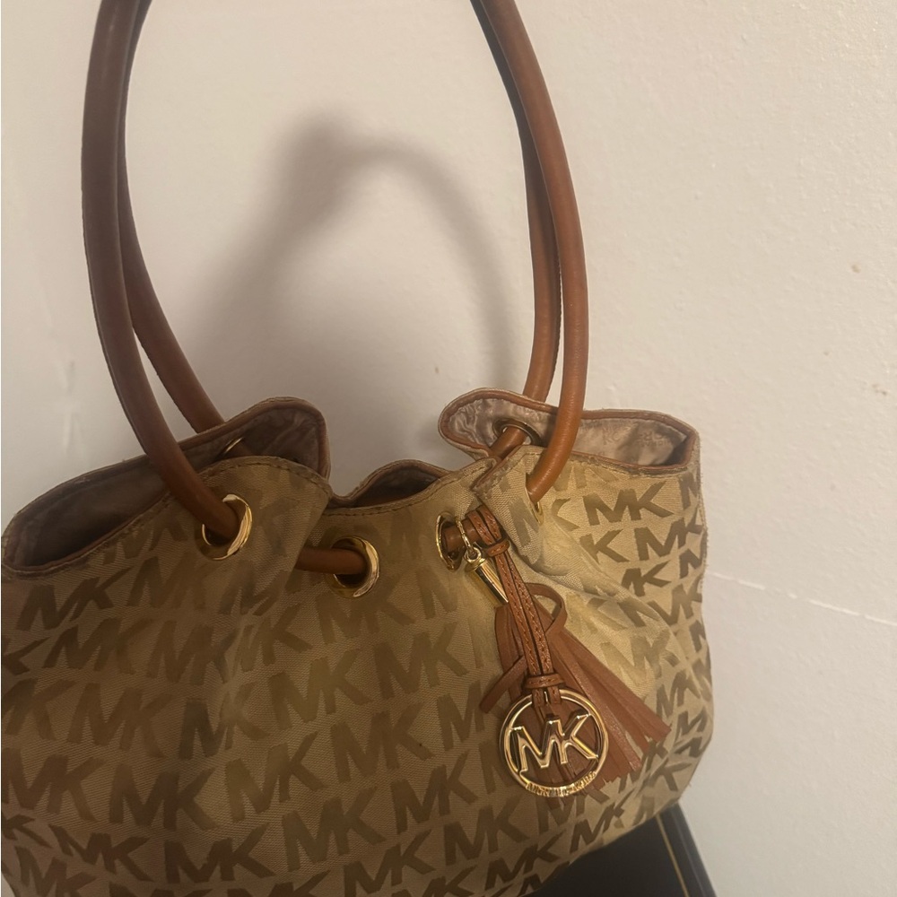 Michael Kors Brown Monogram Tote